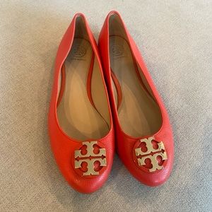 TORY BURCH Red Ballet Flats